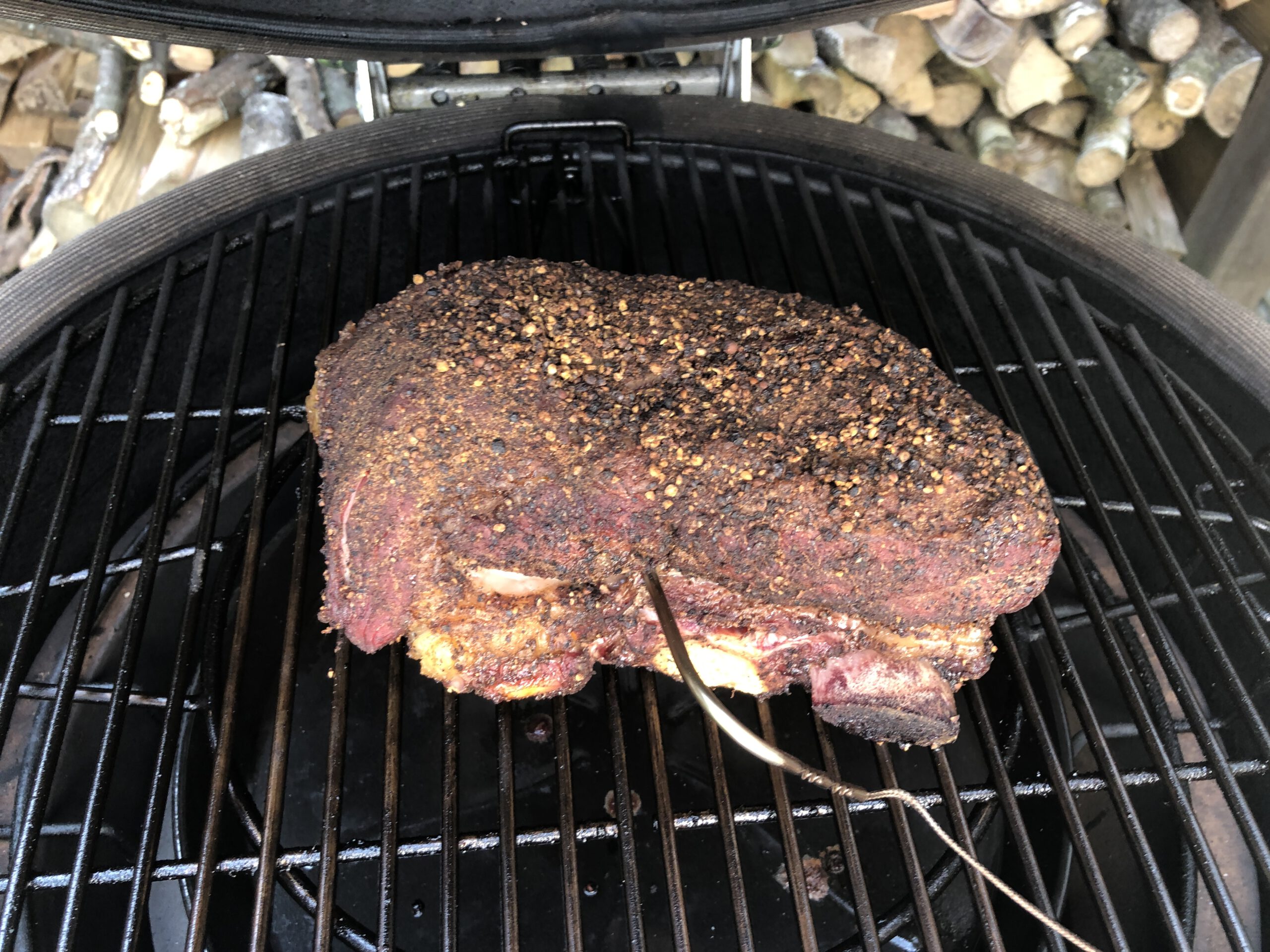 Short Ribs smoking