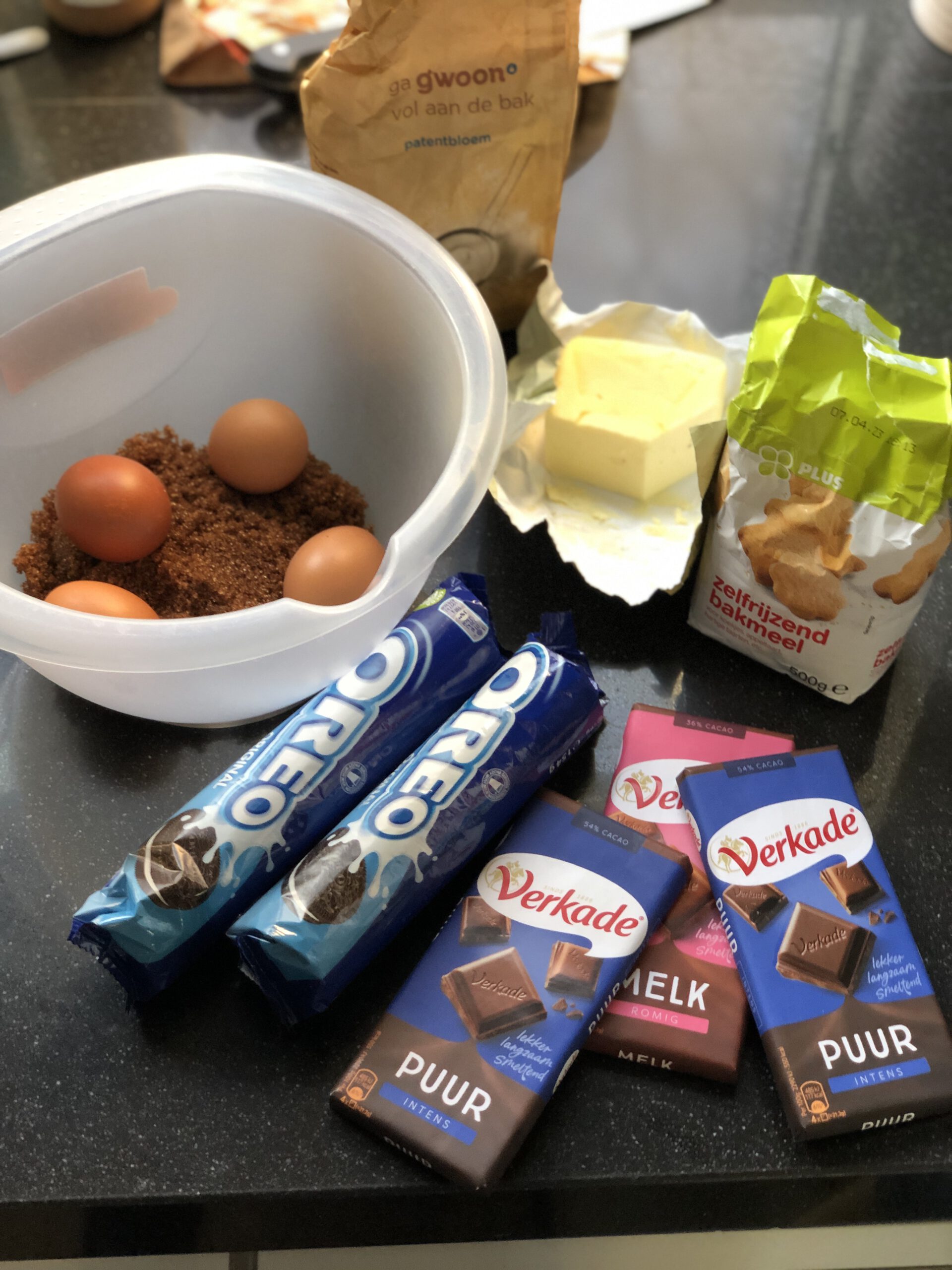 Oreo Brownie Ingredients